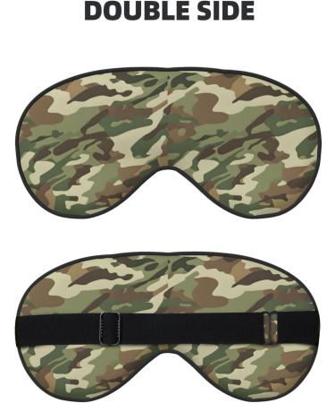 Buy Tiger Stripe Camo Sleep Mask for Men & Women | Reusable Soft Blackout Eye Mask | Ideal for Travel & Better Sleep Essentials - Buy Online on GoSupps.com