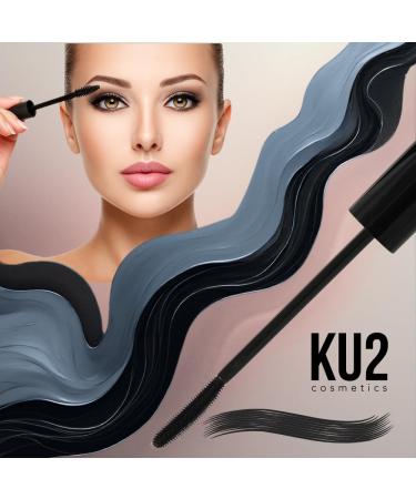 KU2 Cosmetics Mascara with longlasting curl & lift effect mascara with eyelashcaring hyaluron waterproof black perfect for fuller longer and clumpfree eyelashes 85 ml - Buy Online on GoSupps.com
