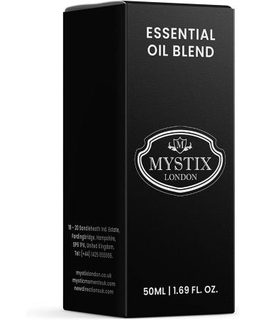 Mystix London | Mystical Moon | Spiritual Pure & Natural Essential Oil Blend 50ml - for Diffusers Aromatherapy & Massage Blends | Perfect as a Gift | Vegan GMO Free - Buy Online on GoSupps.com