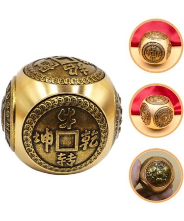 Beavorty 2 Pieces Chinese Feng Shui Luck Coins - Antique Six-Sided Coins for Wealth Happiness & Health Decoration - Buy Online on GoSupps.com