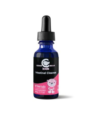 Cedar Bear - Intestinal Cleanse for Kids  Liquid Herbal Supplement for Detox Cleanse  Digestive Cleanse with Natural Herbs  Alcohol-Free Gut Cleanse Drops for Children  1 fl oz / 30 ml 1 Fl Oz (Pack of 1)