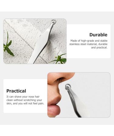 Frcolor Stainless Steel Nasal Hair Clip & Eyelash Tweezers Set - Precision Grooming Tools for Men & Women - Buy Online on GoSupps.com