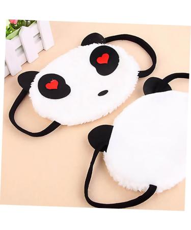 Mobestech 2pcs Warm Panda Sleep Mask for Kids | Soft Cotton Eye Mask | Child-Friendly Barak Face Design - Perfect for Travel & Relaxation - Buy Online on GoSupps.com