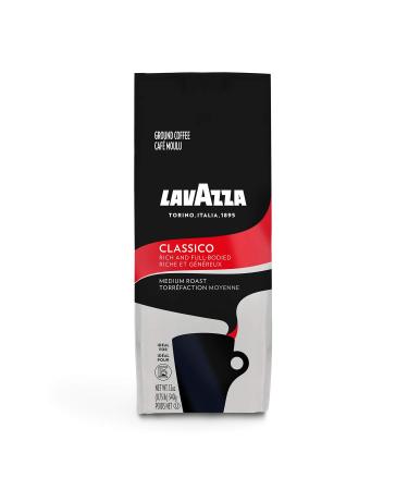 Lavazza Classico Ground Coffee Blend, Medium Roast, 12 Oz 12 Ounce (Pack of 1) Coffee