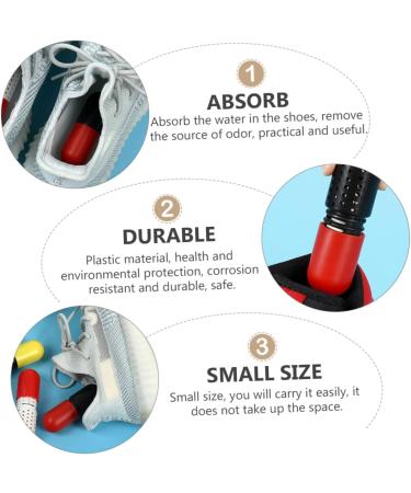Lurrose 2pcs Shoes Capsules - Natural Odor Eliminator Balls for Men - Dorm & Closet Dehumidifier Tool - Buy Online on GoSupps.com
