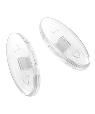 Saucer replacement nose pads for Oakley Barspin XS OY3001 1 pair transparent one size