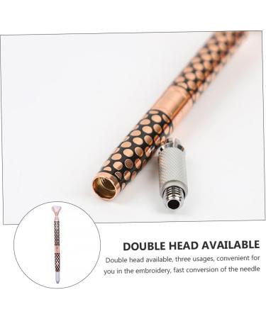 Healvian 3 Embroidery Pen Eyebrow Pen Brow Pencil Makeup Supply Aluminum Alloy Golden - Buy Online on GoSupps.com
