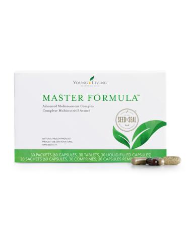 Young Living Master Formula Capsules 30 Packets | Food Supplement | Enriched with Essential Nutrients Antioxidants Vitamins and Minerals | Source of Vitamin C | Keto & Vegan Friendly