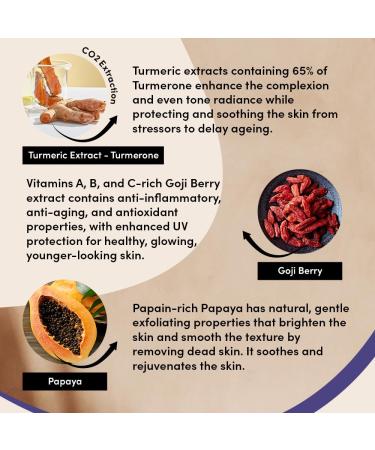 Urban Veda Radiance Facial Wash - Sulfate Free Vegan Cleanser for Dry & Dull Skin | Brightening & Revitalizing | 5.1 Fl Oz - Buy Online on GoSupps.com