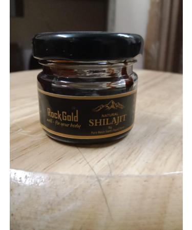 Rock Gold Pure & Natural Himalayan Shilajit/Shilajeet Raw (Semi) Liquid Resin Natural Source of Fulivc Acid (1)