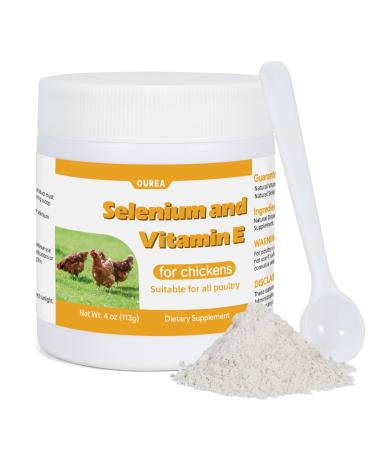 E+S Poultry Vitality Formula | Selenium for Chickens & All Poultry | Nutrient Support Powder for Energy Balance and Mobility | Feed Mix Additive for Healthy Growth