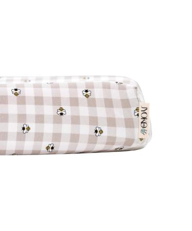 JYOKO Kids Bed Sheet for Changing Table & Mini Cot - Picnic Vichy (70 x 50 cm) | Soft & Stylish Bedding - Buy Online on GoSupps.com