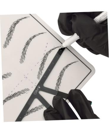 NOLITOY 4pcs Tattoos Tool Triangle Stainless Eyebrow Measuring Position Nose Ruler Positioning Shaper Steel 13.8x7cmx4pcs Blackx4pcs - Buy Online on GoSupps.com