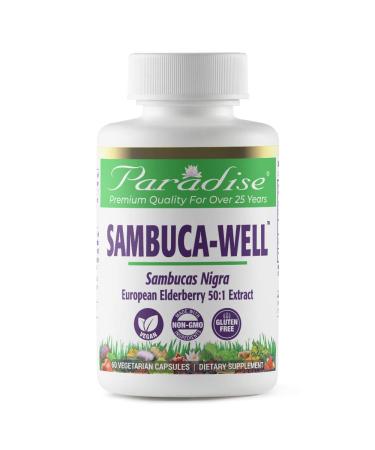 Paradise Herbs Sambuca-Well 60 Vegetarian Capsules