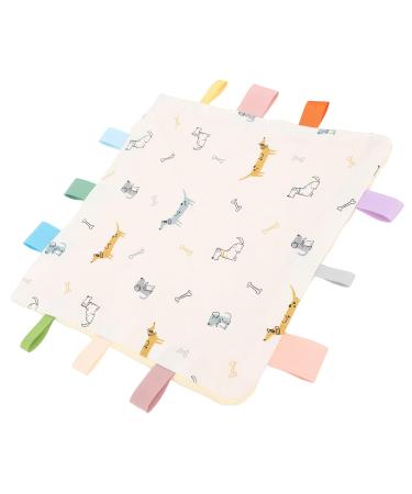 Comfort Towel for Toddlers - Soft Cotton Teething Ring & Saliva Towel with Beautiful Patterns | Ideal for Home & Outdoor (Dog) - International Shipping Available - Buy Online on GoSupps.com