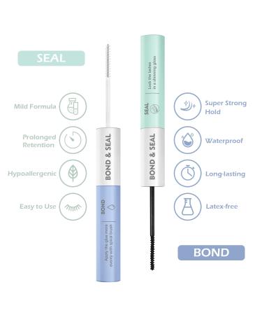 Cluster Lash Glue Set | Latex-Free Eyelash Adhesive for Sensitive Eyes | Waterproof & Long Lasting | 5ML Each - Buy Online on GoSupps.com