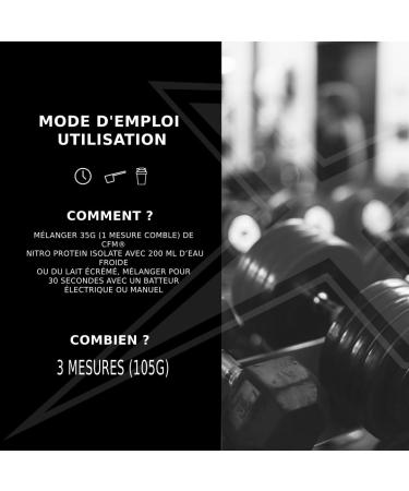 Amix - CFM Nitro Protein Isolate - Increases muscle mass and accelerates recovery whey protein with digestive enzymes aspartame free vanilla milk flavor 2kg - Buy Online on GoSupps.com