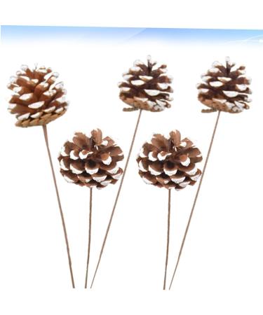 TEHAUX 10 Pcs Floral Flower Bouquet Artificial Pine Cone Bouquet Artificial Plants Diy Crafting Pinecones Branches Pinecones with Pine Floral Picks Mini Wreath Ornament Vase Autumn Bamboo As Shownx2pcs 50X5cmx2pcs - Buy Online on GoSupps.com