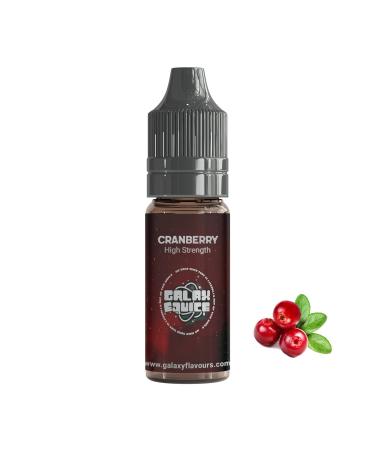 Cranberry High Strength Flavouring - 230+ Flavours - Galaxy Food Flavours - 10ml Bottle