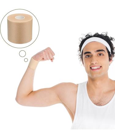 6 Pieces Beige Foam Underwrap Tape Sports Pre-Wrap Athletic Tape Elastic Underwrap for Ankles Wrists Hands and Knees - Buy Online on GoSupps.com