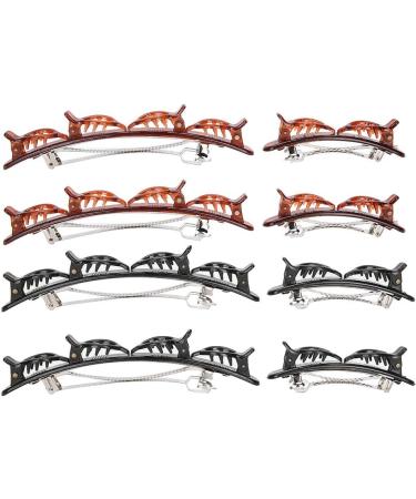 Fashion Double Layer Twist Hair Band Double Bangs Hairstyle Hairpin Bangs Hairstyle Hairpin Set Women Girls Hair Styling Bangs Clip Hair Tool Accessories - Buy Online on GoSupps.com