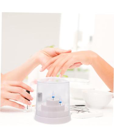 minkissy 12 Pcs Grinding Head Storage Box Nail Bit Storage Case Nail Drill Bit Container Nail Bit Storage Stand Nail Grinding Organizer Case Drill Bit Case Plastic With Cover Display Stand - Buy Online on GoSupps.com
