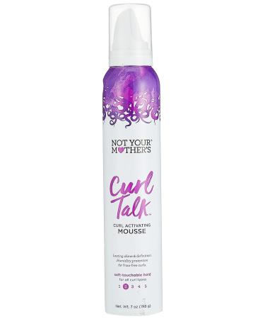 Not Your Mother's Curl Talk Curl Activating Mousse - 7 oz | Defined Curls & Frizz Control - Buy Online on GoSupps.com