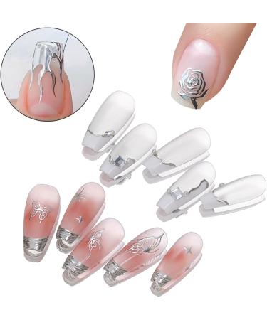 Metal Gel Nail Polish - Mirror Silver Metallic Nail Polish Painting Drawing Gel Polish Nail Art - 3D Metal Painting Nail Gel - Drawing Mirror Nail Gel Polish - Nail Painting Gel DIY Nail Manicure - Buy Online on GoSupps.com
