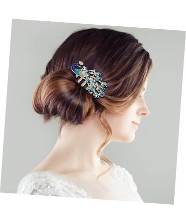 Beatifufu Diamond Phoenix Hair Comb Peacock Hair Comb Bridal Headpiece Rhinestone Clip Accessories Winter Party Hair Comb Flower Girl Hair Clip Hair Accessories Wedding Headdress Combs Alloy - Buy Online on GoSupps.com
