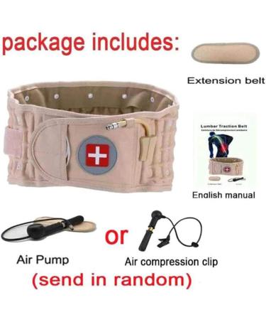 TMXKOOK Lumbal Traction Belt - Adjustable Back Support for Lower Back Pain Relief | Effective Spinal Decompression (Waist 29-49) - Buy Online on GoSupps.com