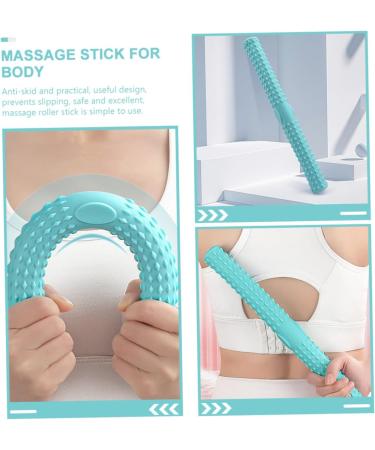 Moon Hair Fork Handheld Massage Roller - Green Slipproof Hand Massager for Arm Strength & Fascia Relief - Buy Online on GoSupps.com