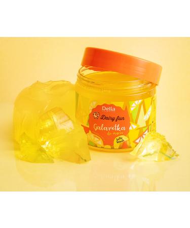 Delia Cosmetics Dairy Fun Lemon Jelly - Refreshing Body Wash with Natural Extracts - 350g Citrus Fragrance - Buy Online on GoSupps.com