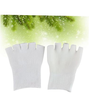 Beatifufu 1 Pair Moisturizing Gel Socks Bunion Splints Pad Five Toe Gel Socks Gel Socks for Feet Foot Spa Socks Thumb Bunion Corrector Silicone Socks Moisturising White Heel Nursing Supplies - Buy Online on GoSupps.com