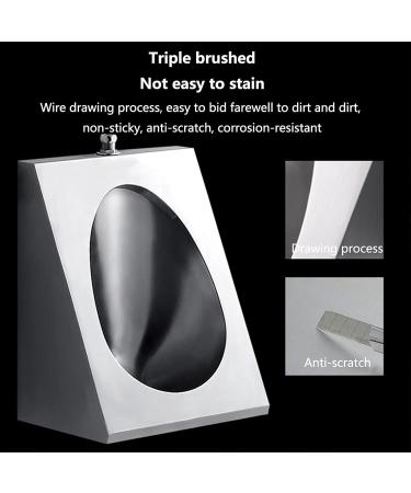 Household Products Induction Urinal 304 Stainless Steel Wall-Mounted Men's Urinal Bathroom Accessories Urinal with Siphon Automatic Flush Valve Suitable for Toilets S - Buy Online on GoSupps.com