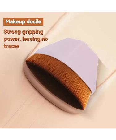 Pack of 3 Foundation Brushes Set with Storage Box | Blusher & Powder Brushes for Cream Concealer & Blusher - Perfect Makeup Tools - Buy Online on GoSupps.com