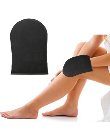 Tanning Mitt Self Tan Glove Evenly Applies Fake Tanner For Flawless Streak Free Look Instant Face False Sun Tan Applicator Double Sided Body Mitts Prevents Stained Hands Soft Washable Reusable (1)