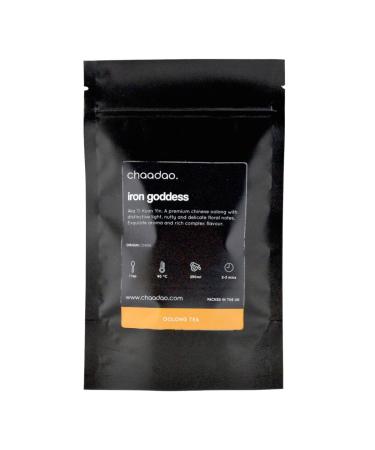 Chaadao Iron Goddess Oolong Tea (20 cups) Ti Kuan Yin Oolong Tea Luxury High Mountain Tea Hand Rolled Whole Leaf Tea Natural Healthy Tea 50g