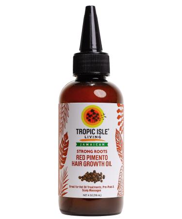 Tropic Isle Living Strong Roots Red Pimento Hair Growth Oil 4oz 4 Fl Oz (Pack of 1)