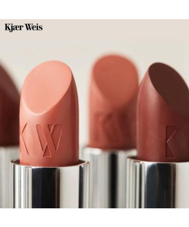 Kjaer Weis Matte Liquid Lipstick | Long-Lasting Pale Pink Nude Lip Stain | Smudge-Proof Organic Makeup for Women - Buy Online on GoSupps.com