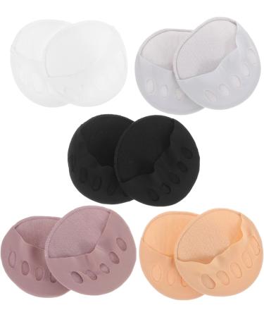 FRCOLOR 10 Pairs Invisible Five Toe Socks Invisible Socks Girls Socks Shoes Forefoot Socks with High Heel Women's Half Socks Bottom Cotton Toe Protection High Heel - Buy Online on GoSupps.com