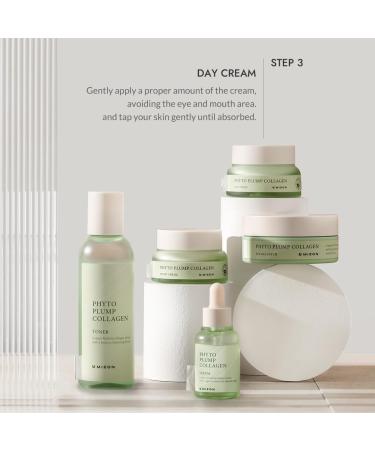 MIZON Phyto Plump Collagen Day Cream - 85% Plant Collagen Anti-Wrinkle Hydrating Vegan Formula (50ml) - Best Natural Skincare for Elasticity - Buy Online on GoSupps.com