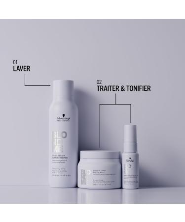 Schwarzkopf Professional BLONDME Bond Repair Purple Mask Masque Capillaire Neutraliser Sous Tons Jaunes Cheveux Color s claircis D color s Profond ment Nourrissant Et Renfor ant 200 ml - Buy Online on GoSupps.com