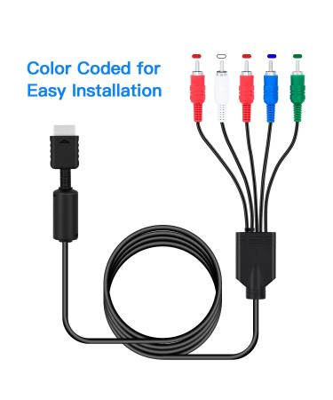 Gam3Gear AV Audio Video Cable for PS3 & PS2 - High-Quality Component Cable for Gaming | International Shipping Available - Buy Online on GoSupps.com