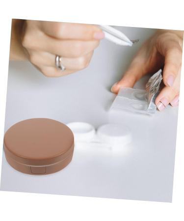 Coolhiya Contact Lens Container Set - Travel Tool for Easy Lens Removal & Storage | Invisible Decorative Case for Eye Contacts - Buy Online on GoSupps.com