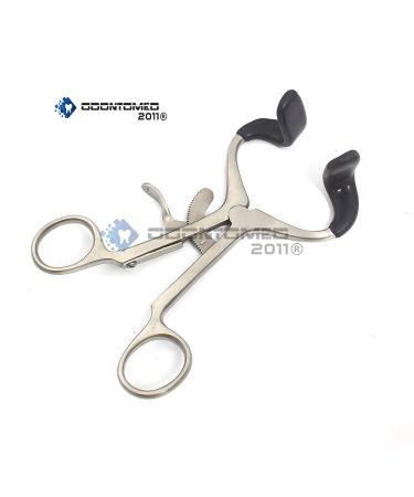 OdontoMed2011 4.5" Dental Molt Mouth Gag - Blue Orthodontic Oral Opener & Stainless Steel Dental Instrument for International Shipping - Buy Online on GoSupps.com
