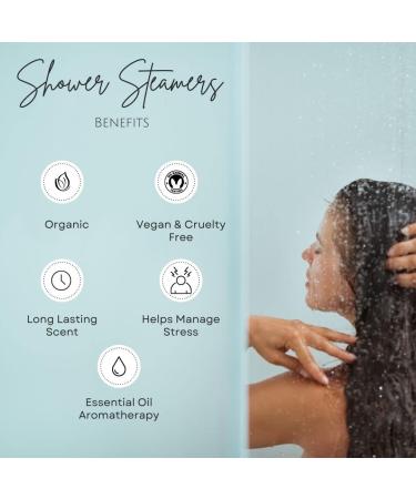 Organic Eucalyptus Shower Steamers for Congestion Relief and Relaxation - Pack of 15 Fizzies for Men and Women - Buy Online on GoSupps.com