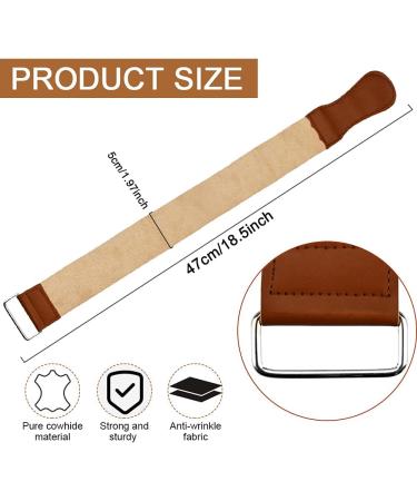 Premium 2-Sided Leather Strop for Knife Grinding - Durable Juchen Leather Ideal for Kitchen Knives - International Shipping Available - Buy Online on GoSupps.com