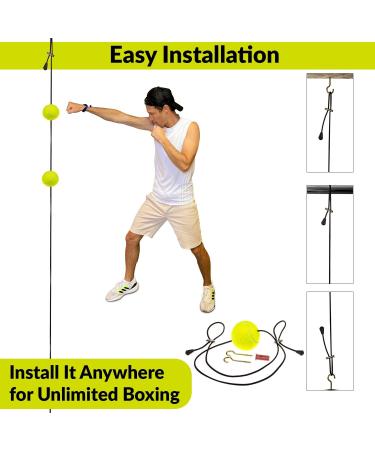 Double End Boxing Speed Ball with Adjustable Balls - Fitness & MMA Training - Buy Online on GoSupps.com