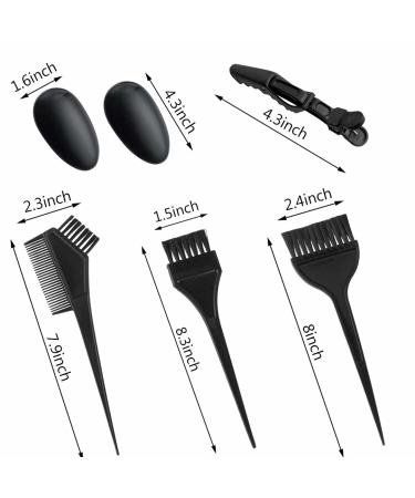 47-Piece Hair Dye Coloring Kit - Bowl, Brush, Ear Cover, Gloves - DIY Salon Tools - Buy Online on GoSupps.com