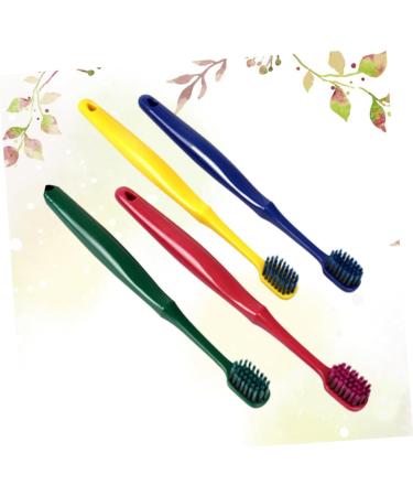FRCOLOR 4pcs Soft Bristle Toothbrush Set with Tongue Brush & Storage Bucket - Perfect Care Accessories for Guinea Pig Lovers - Buy Online on GoSupps.com